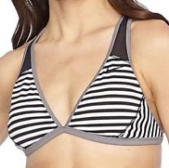 Nike Other - Women's Nike Striped Triangle Bikini Top